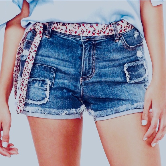lauren conrad denim shorts